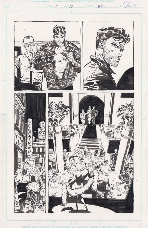 Mike Zeck The Damned Page July In David O Dell S Comic