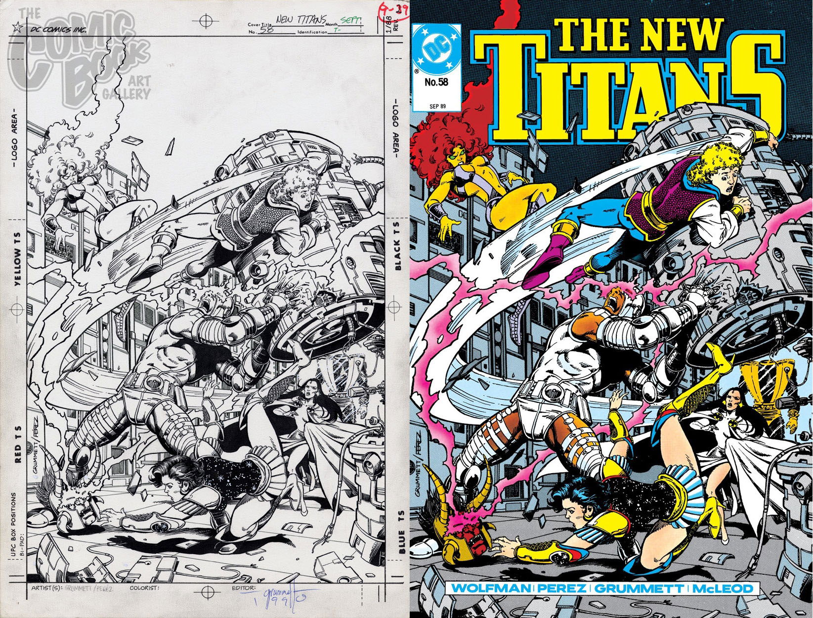 New Titans 58 Cover The Grummett Era Begins In Ruben DaCollector S