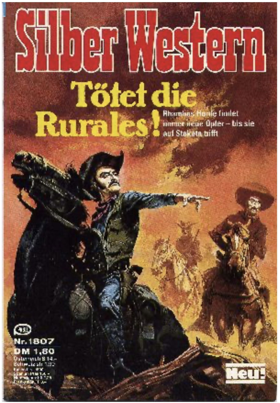 German Wild West Cover Silber Western Cover Artist Rudolf