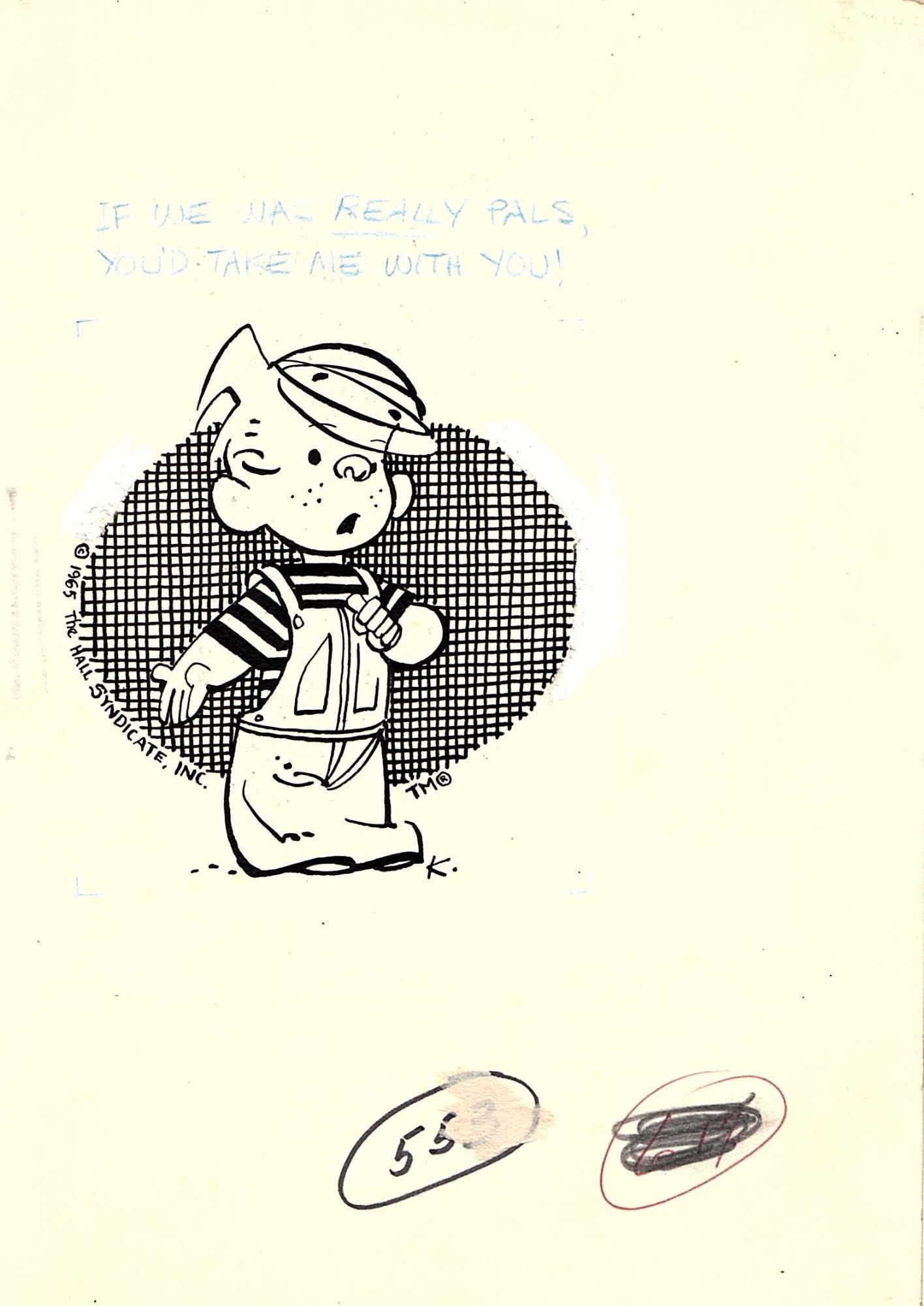 Hank Ketcham Dennis The Menace Illustration In John Cogan S