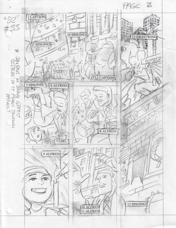 Week Breakdown Page In Brian Christman S Keith Giffen S