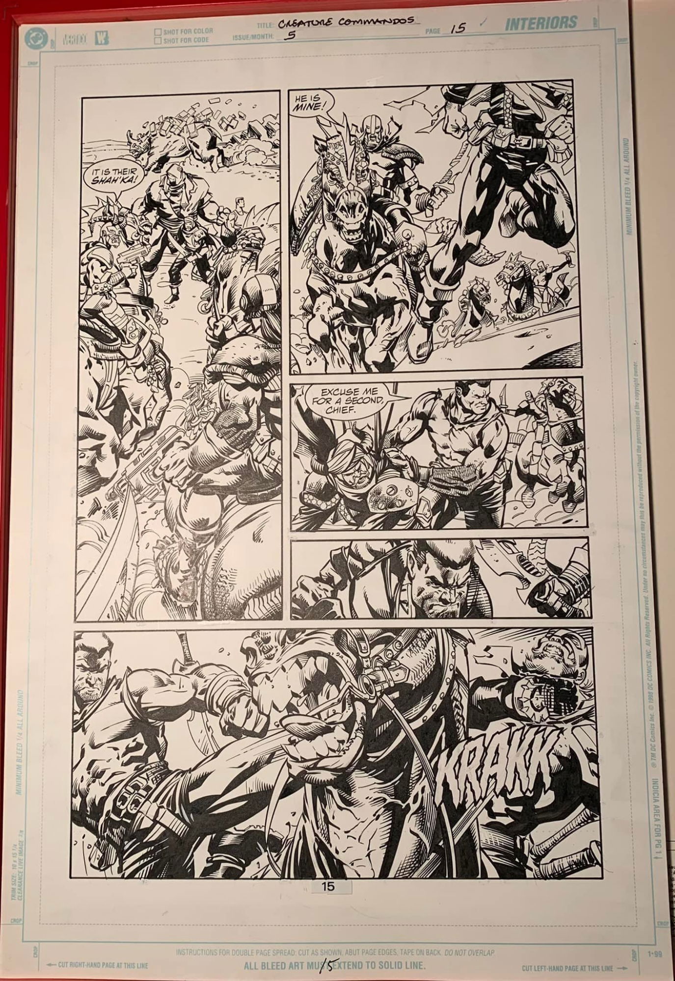 Creature Commandos Pg In Ray Kryssing S Creature Commandos Comic