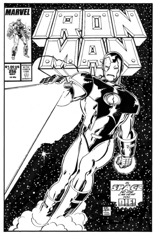 IRON MAN 256 Cover Recreation By Bob Layton In Brendon And Brian