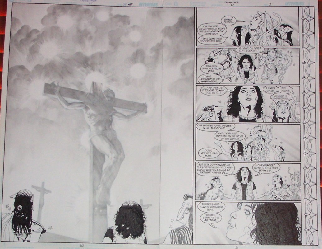 Promethea Crucifixion By Jh Williams In Scott Dunbier S Jh Williams