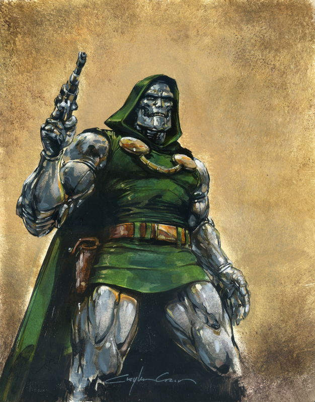 Clayton Crain Doom In God Emperor Doom S Doctor Doom Comic Art Gallery