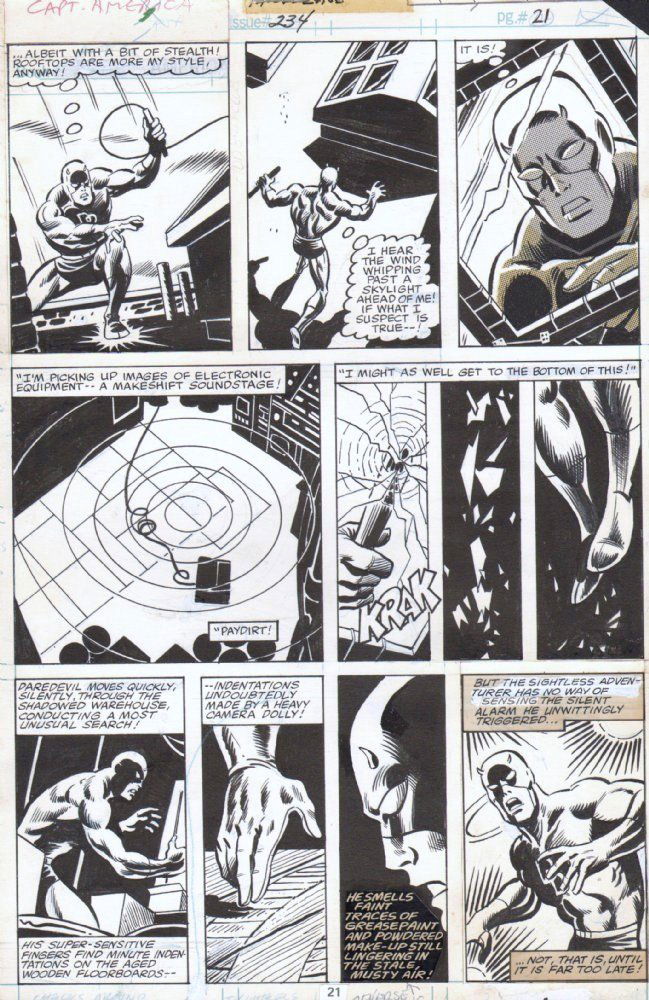 Buscema Sal Don Perlin With Frank Miller Captain America P