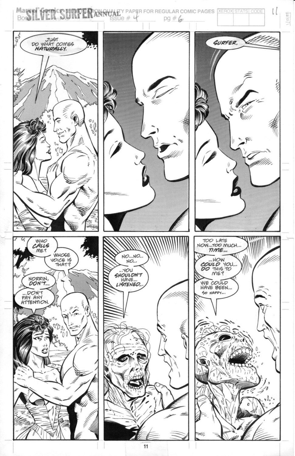 LIM RON Silver Surfer Annual 4 Pg 11 Noran Radd Shalla Surfer