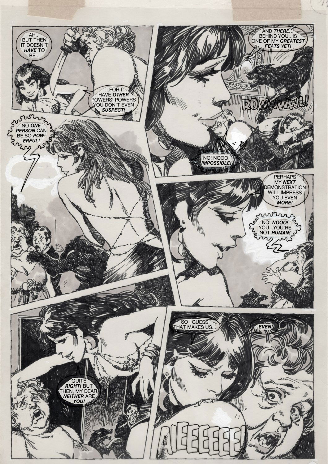 GONZALEZ JOSE Vampirella 75 Pg 11 Vampy Breaks Out Her Super