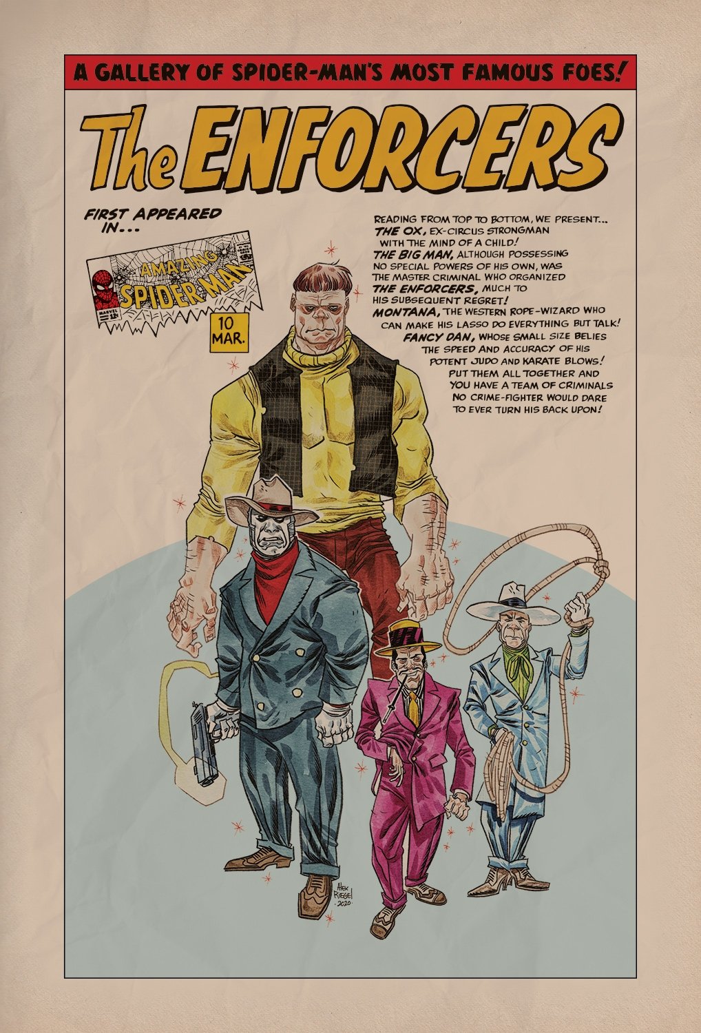Marvel Masterworks Enforcers In Ron Lim S Modern Marvel Masterworks