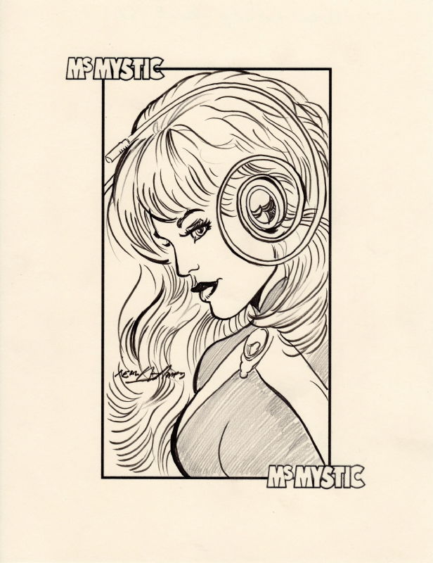 Ms Mystic Neal Adams In Philip Rutledge S Commissions And Sketches