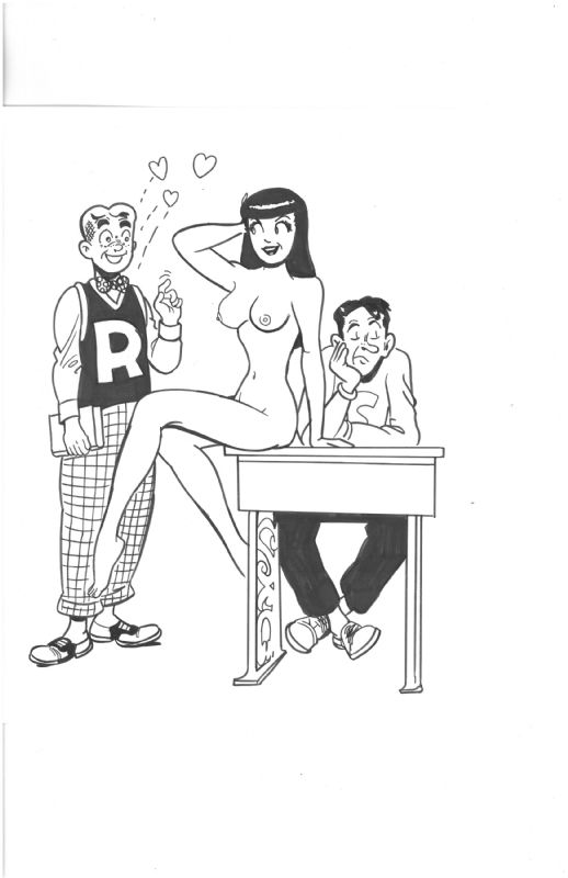 Veronica Lodge Pin Up Nudity In John Shepherd S Greg Woronchak Comic