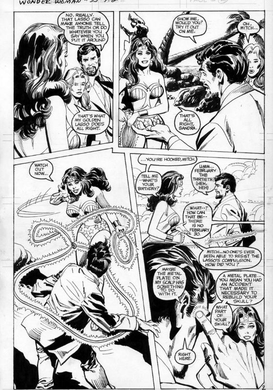 Magic Tiara Page 2 In Joel Thingvall GALLERY OF WONDER WOMAN ART S