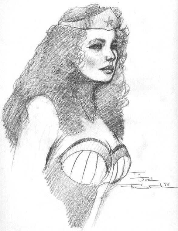 Roel Wonder Woman In Joel Thingvall GALLERY OF WONDER WOMAN ART S