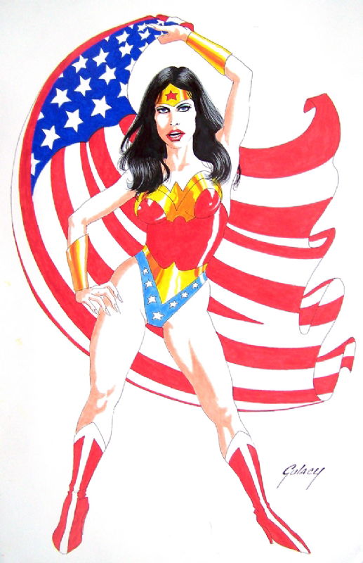 Paul Gulacy Wonder Woman In Joel Thingvall GALLERY OF WONDER WOMAN