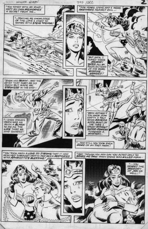 Wonder Woman Page In Joel Thingvall Gallery Of Wonder Woman Art S