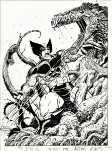 ARTHUR ADAMS Unpublished Eric DLS S Original Comic Art Gallery At