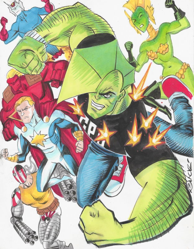 SAVAGE DRAGON In Dana Black S Dana Black S Magic Comic Art Gallery Room