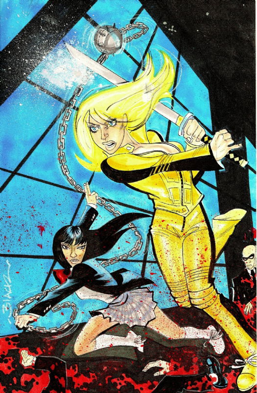 Kill Bill In Dana Black S Dana Black S Magic Comic Art Gallery Room