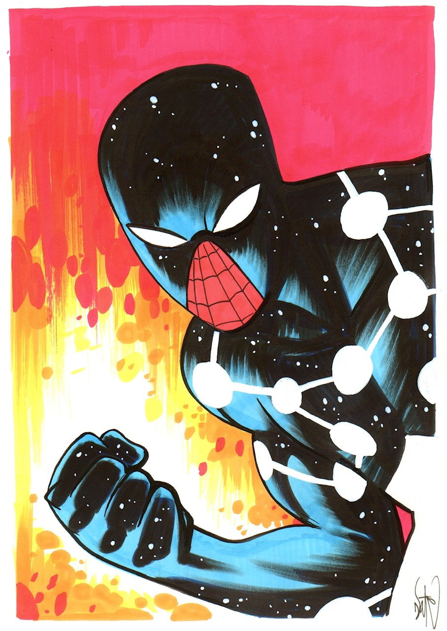 Cosmic Spider Man Captain Universe By Nate Stockman In K Gearon S