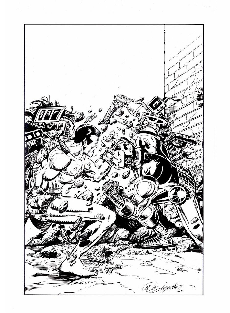 Sub Mariner Vs Iron Man Commission In Bob Layton S Bob Layton