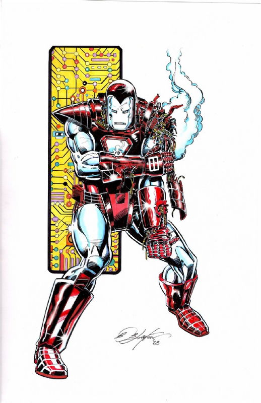 Battle Damaged Silver Centurion Color Commission In Bob Layton S Bob