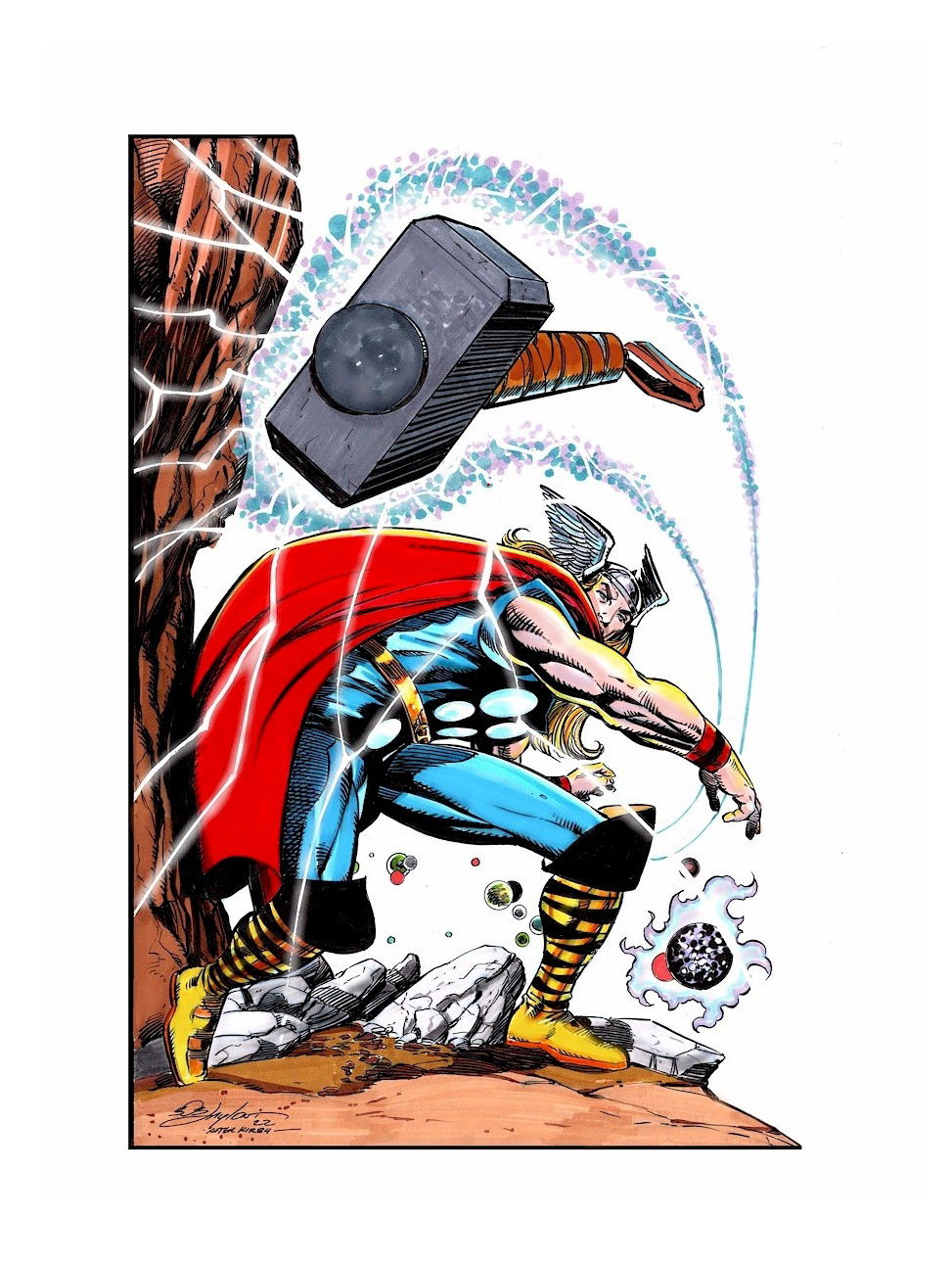 Kirby Thor Inks And Colors In Bob Layton S Bob Layton Commissions