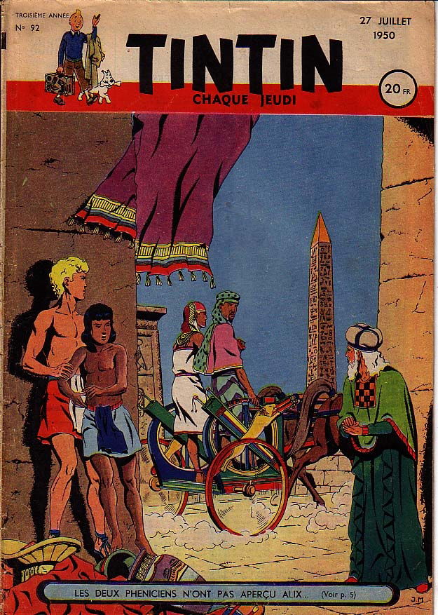 Alix Le Sphinx D Or Couverture Du Journal De Tintin In Sam 06 S