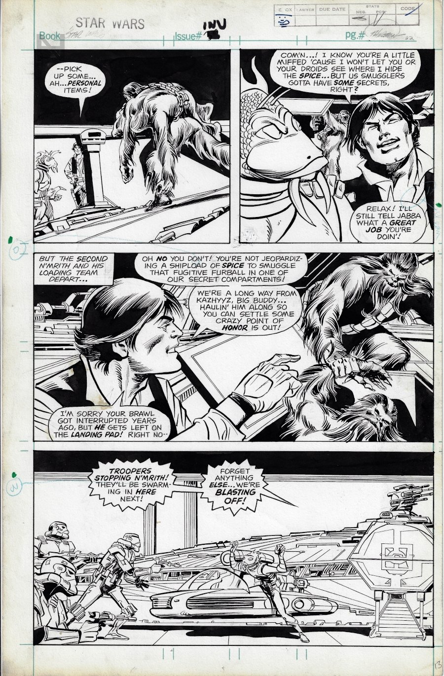 Star Wars Weekly 96 Page 2 By Carmine Infantino In Andrew Hanna S