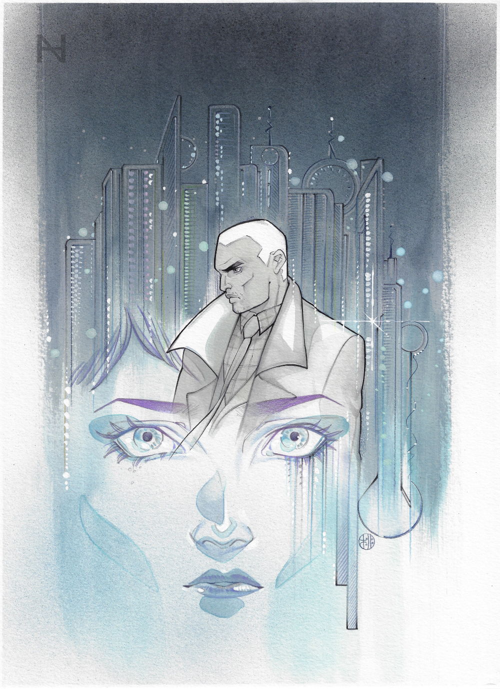 Blade Runner Origins 1 Variant Cover By Peach Momoko In Andrew Hanna