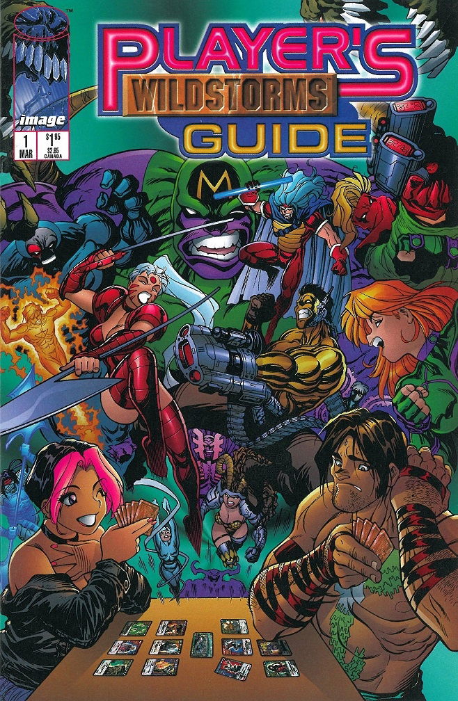 Wildstorm Player S Guide Cover Comp With Roxy And Grunge By Adam Warren