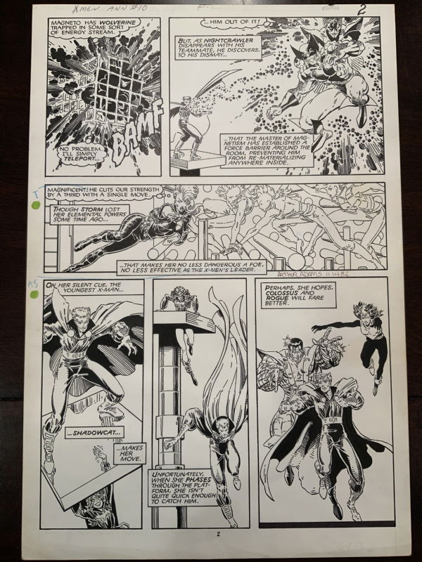 Art Adams Uncanny X Men Annual 10 Page 2 In Adam Garland S Interior