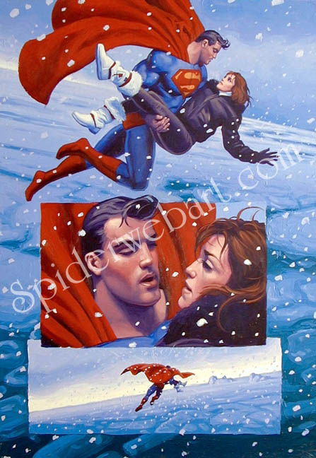 Comic Art Shop Greg Hildebrandt S Comic Art Shop Superman The