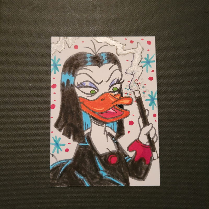 Magica De Spell Sketch Card Art In Kelly Powers S Sketch Cards Comic