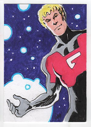 Element Lad In Greg Moutafis S Greg Moutafis Sketchcards Comic Art