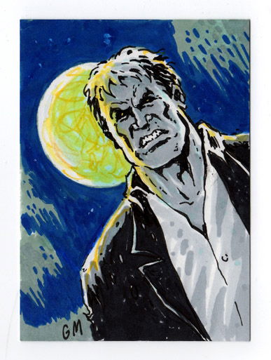 Solomon Grundy In Greg Moutafis S Greg Moutafis Sketchcards Comic