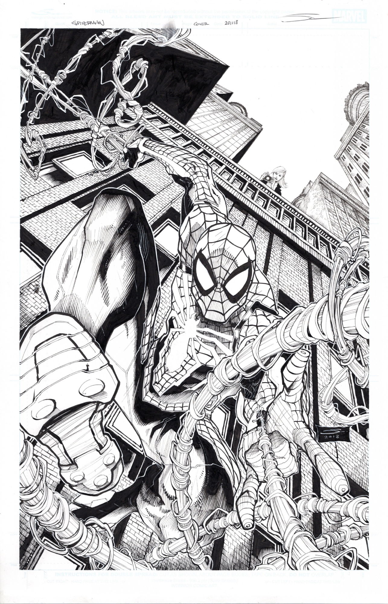 Spider Man City At War 1 COVER By Gerardo Sandoval 2019 In Paul P