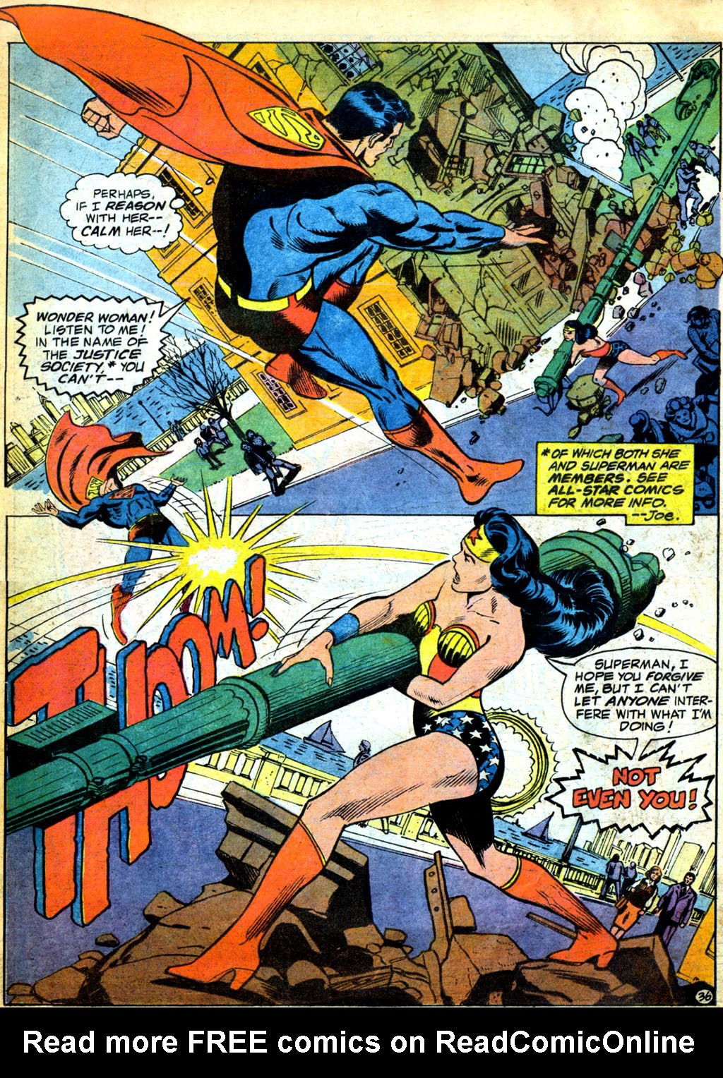 Superman Vs Wonder Woman Tabloid Page 36 In Miki Annamanthadoo S Panel