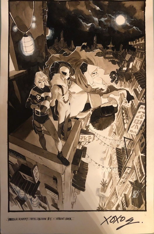 Umbrella Academy Hotel Oblivion 1 VARIANT COVER In M Y C S Dave