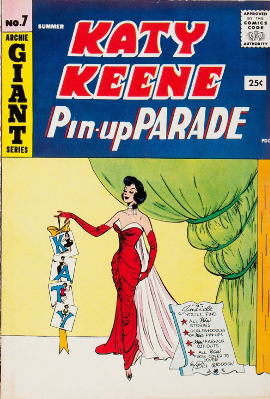 Katy Keene Pin Up Parade Comic Book Page Original Art By Bill Woggon