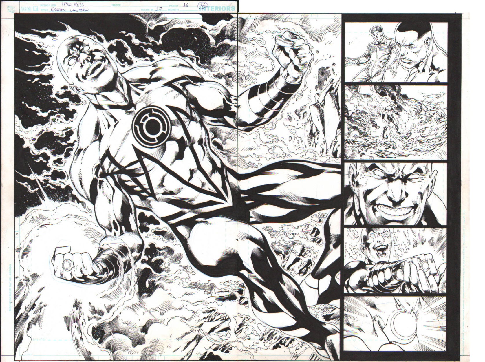 Green Lantern 17 Page 16 17 Ivan Reis Oclair Albert In