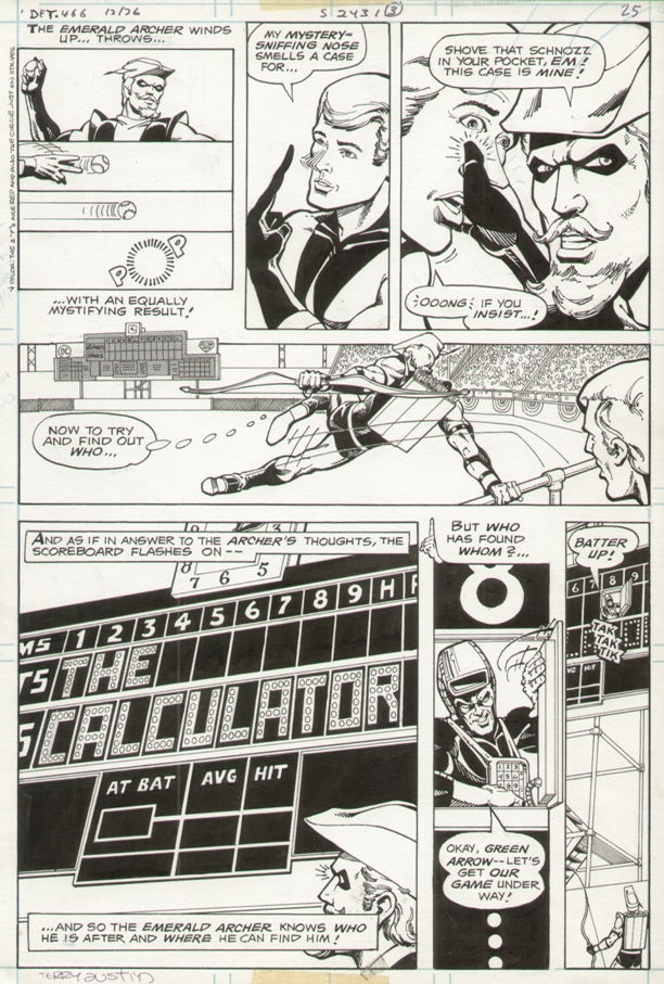 Detective 466 Pg 25 In John Higashi S Misc 2 Comic Art Gallery Room