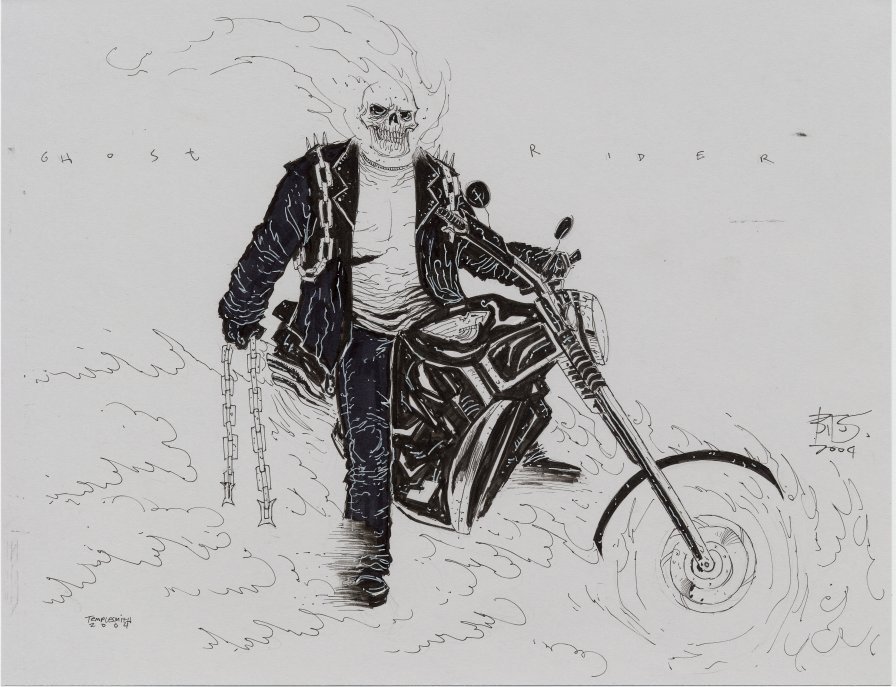 Ghost Rider by Bernie Wrightson : r/comicbooks