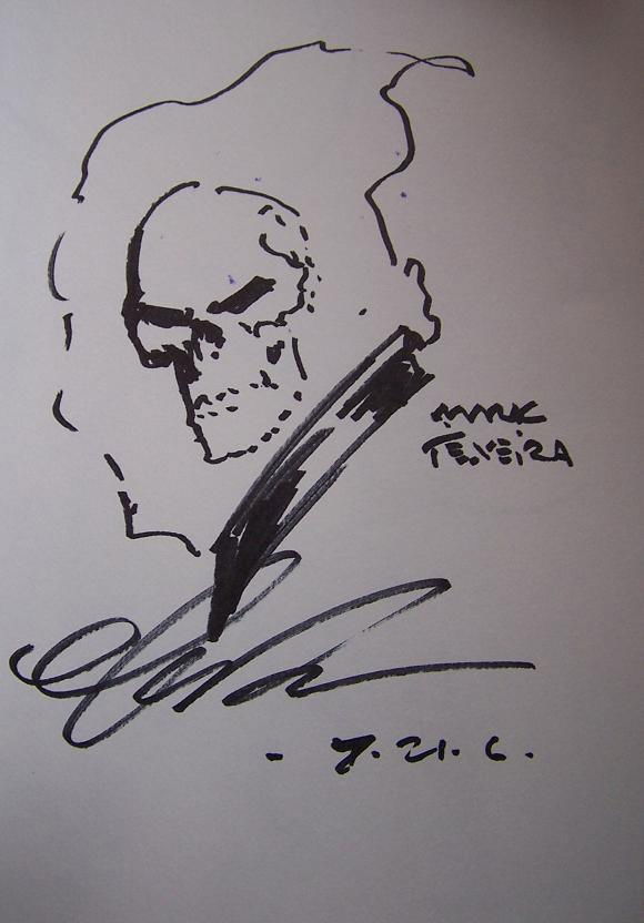 Albert Moy : Original Comic Art - Ghost Rider by Mark Texeira