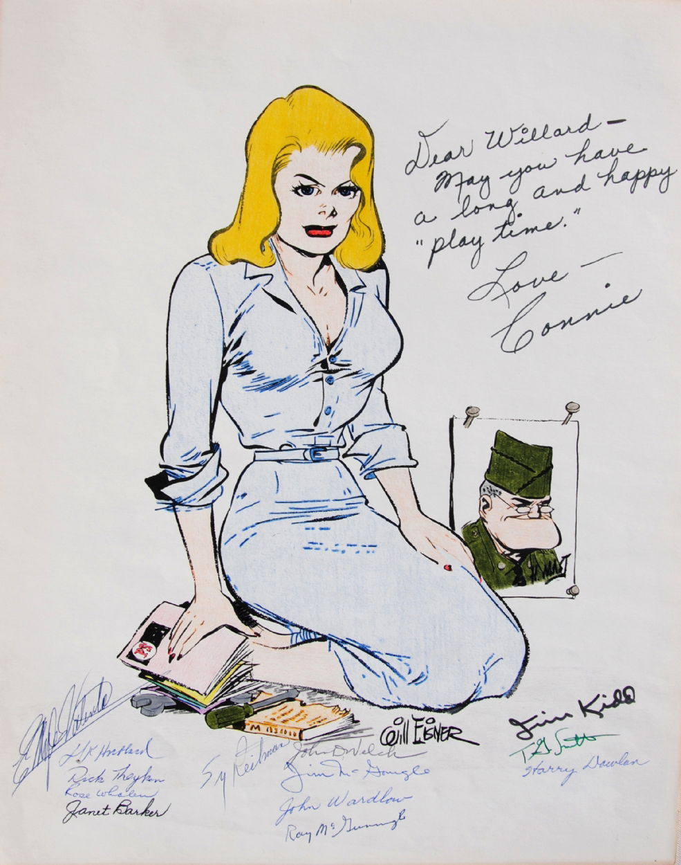 CONNIE RODD 1960 s in Lorenzo Fratini s What s left Comic Art