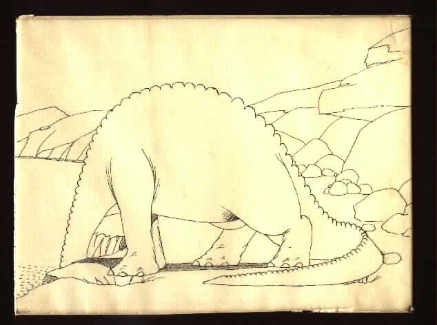 5. Gertie the Dinosaur, in George Hagenauer's Andy Hettinger Chicago Silent  Cartoon Project Comic Art Gallery Room