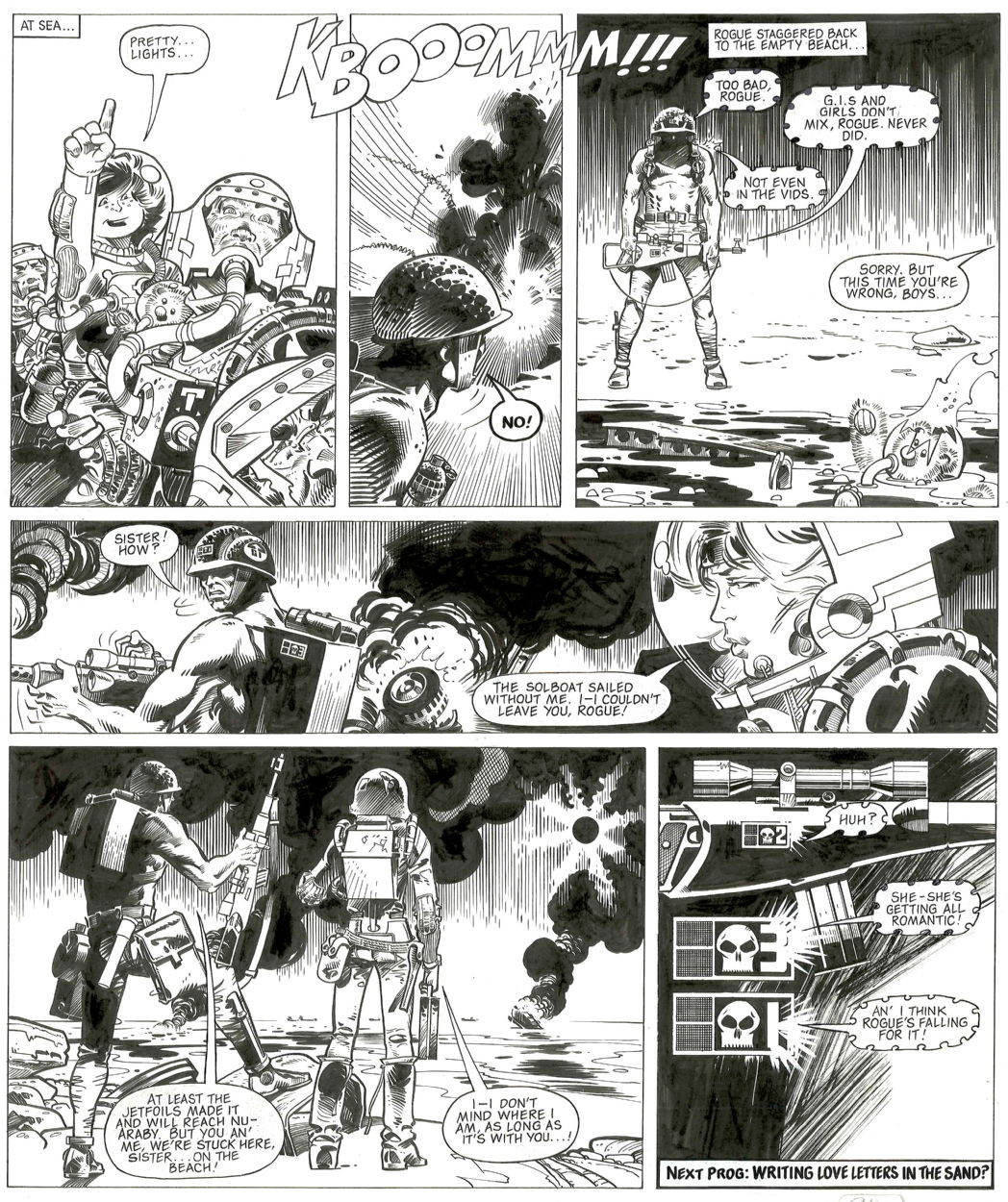 Colin Wilson Rogue Trooper 2000AD Prog 275 page 11 in David