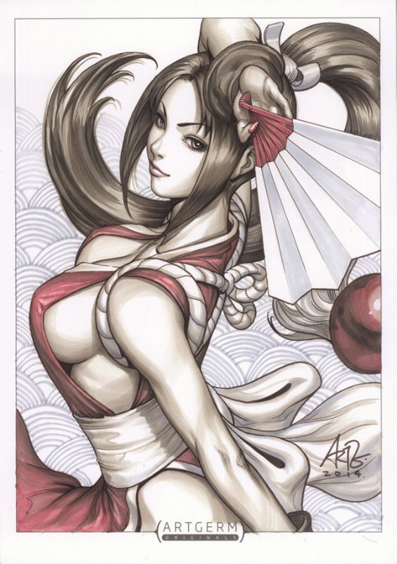 Stanley Artgerm Lau - Mai Shiranui (不知火 舞 ), in INKINK 