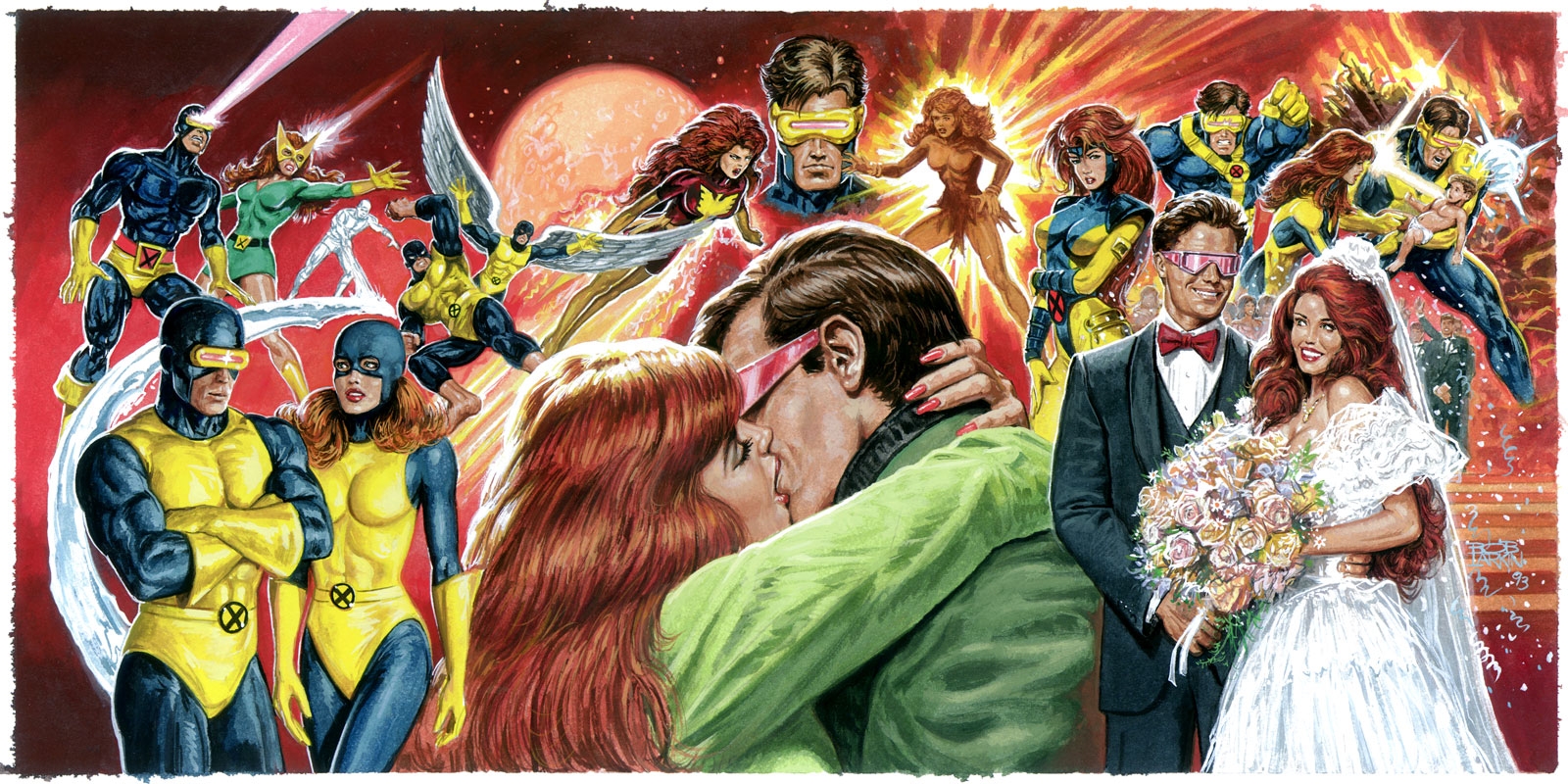 The Wedding of Jean Grey and Scott Summers in Marvel's June Solicitations