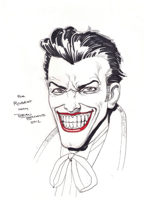 The Joker by Brian Bolland, in Robert K's Bolland, Brian Comic Art