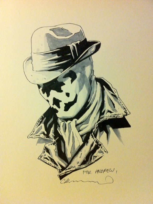 Rorschach by Lee Bermejo, in Andrew K.'s Fan Expo Canada 2013 Comic Art ...